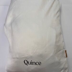 quince white California king bamboo sheets set NEW